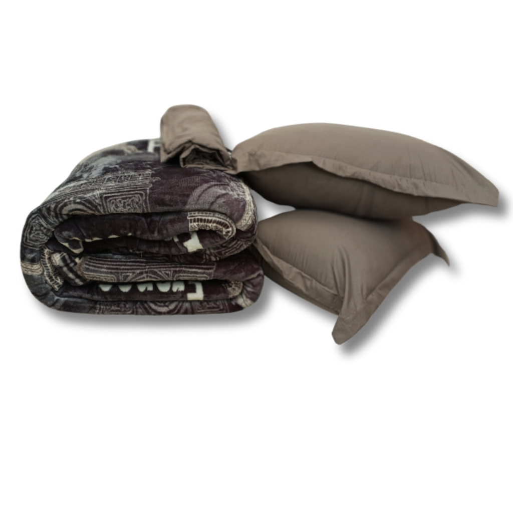 Otsukeori 4 PCS Bedspreiset + Hoeslaken & Kussenslopen | Velvet Paris