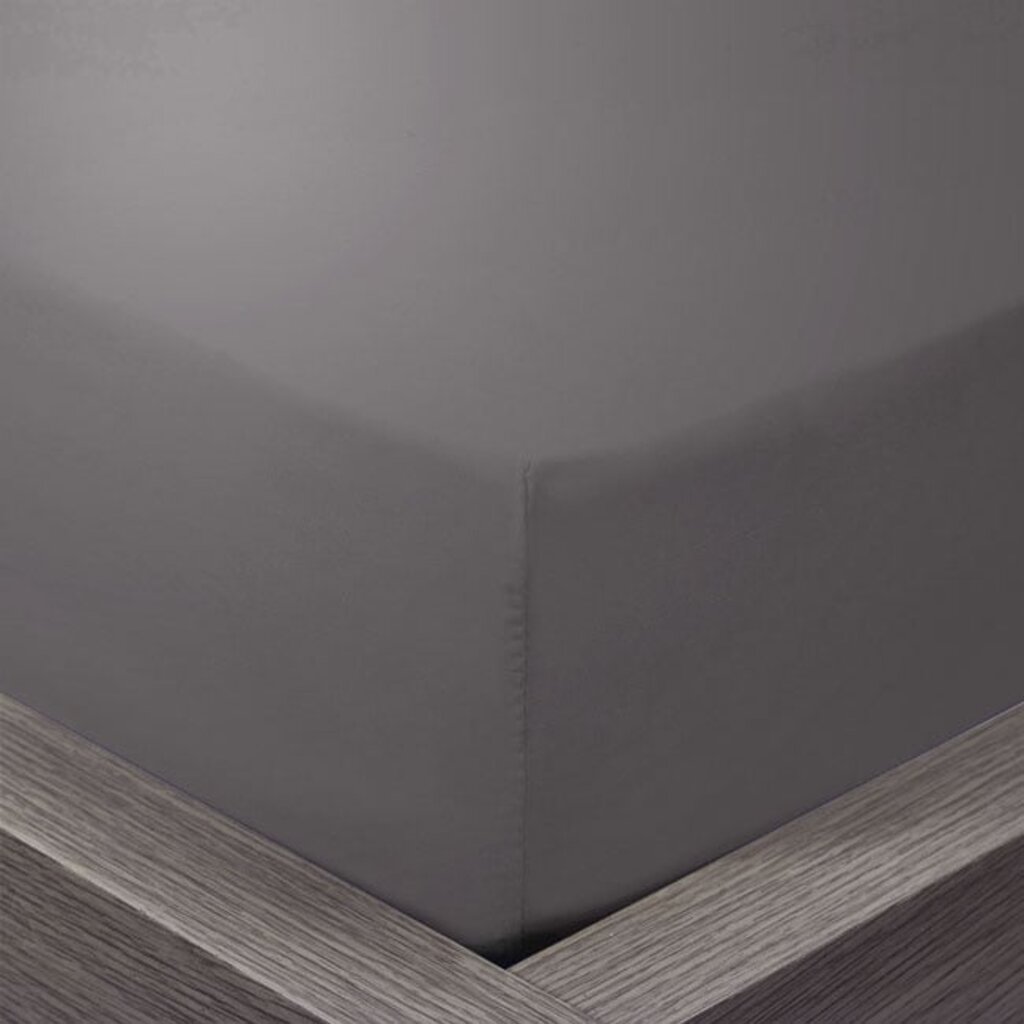 Beau Maison Katoenen Hoeslaken Antraciet - Diepe, Stijlvolle Kleur met Duurzame Verpakking & OEKO-TEX Certificering