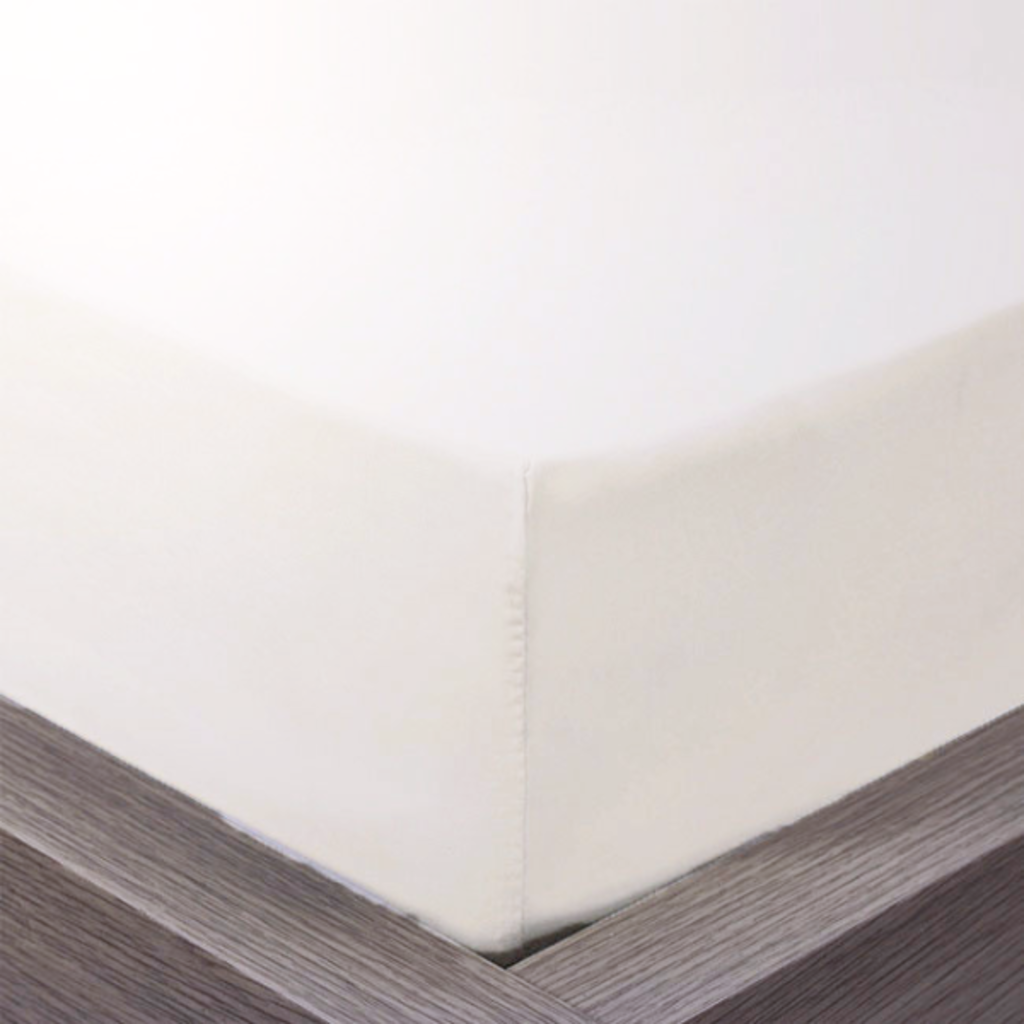 Beau Maison Katoenen Hoeslaken Creme – Natuurlijke Elegantie met Duurzame Verpakking & OEKO-TEX Certificering