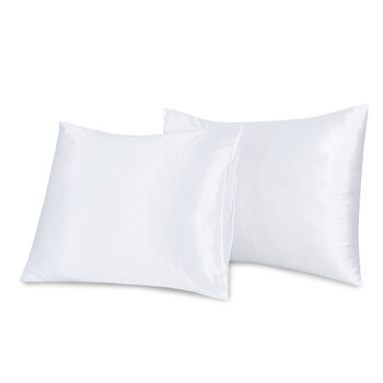Beauty Silk Satijnen Kussenslopen Wit