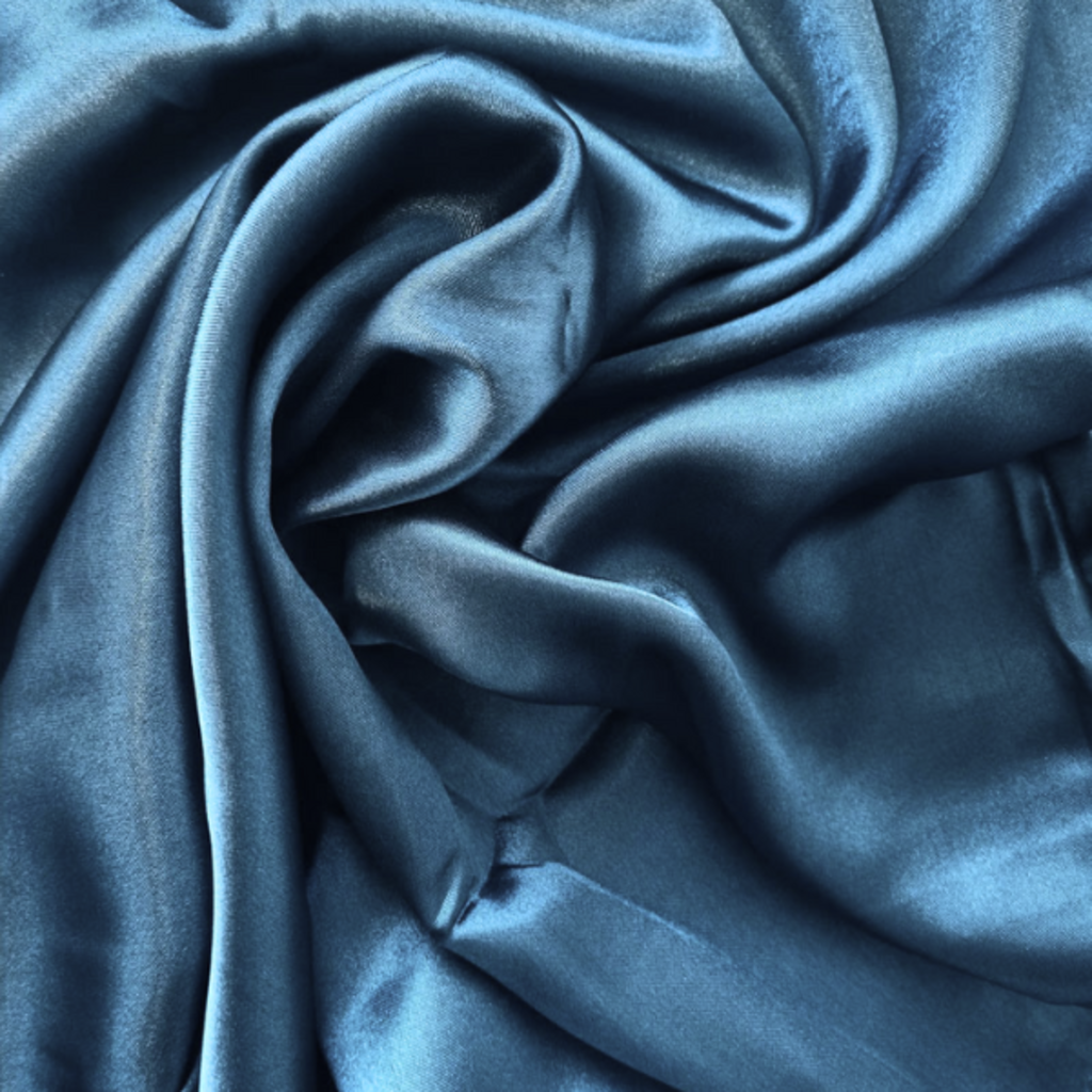 Beau Maison Satijnen Kussenslopen Petrol Blue 2 stuks