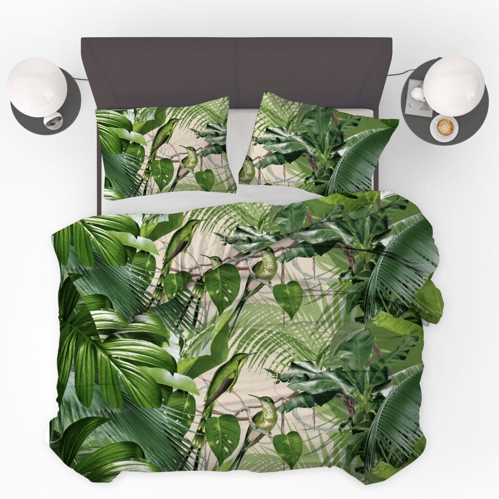 Beau Maison Jungle Jumina Kant en Klaar Dekbed / Dekbed Zonder Overtrek