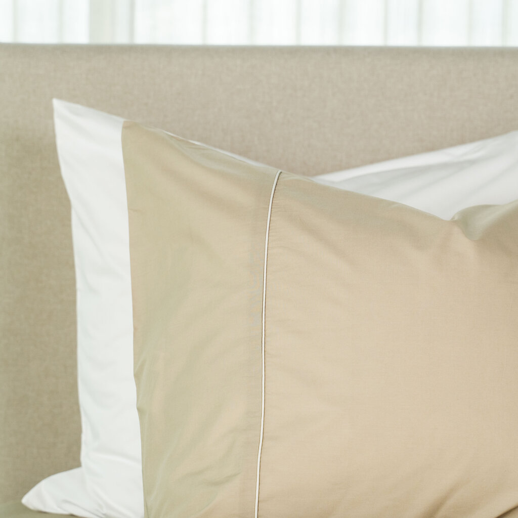 Kayori Sasaki Ecologisch Dekbedovertrek Taupe | Percale Katoen