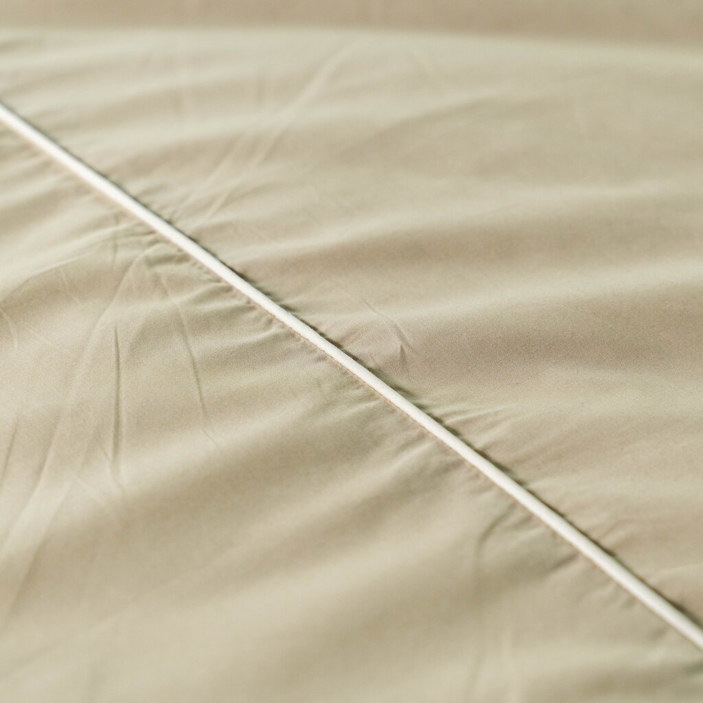 Kayori Sasaki Ecologisch Dekbedovertrek Taupe | Percale Katoen