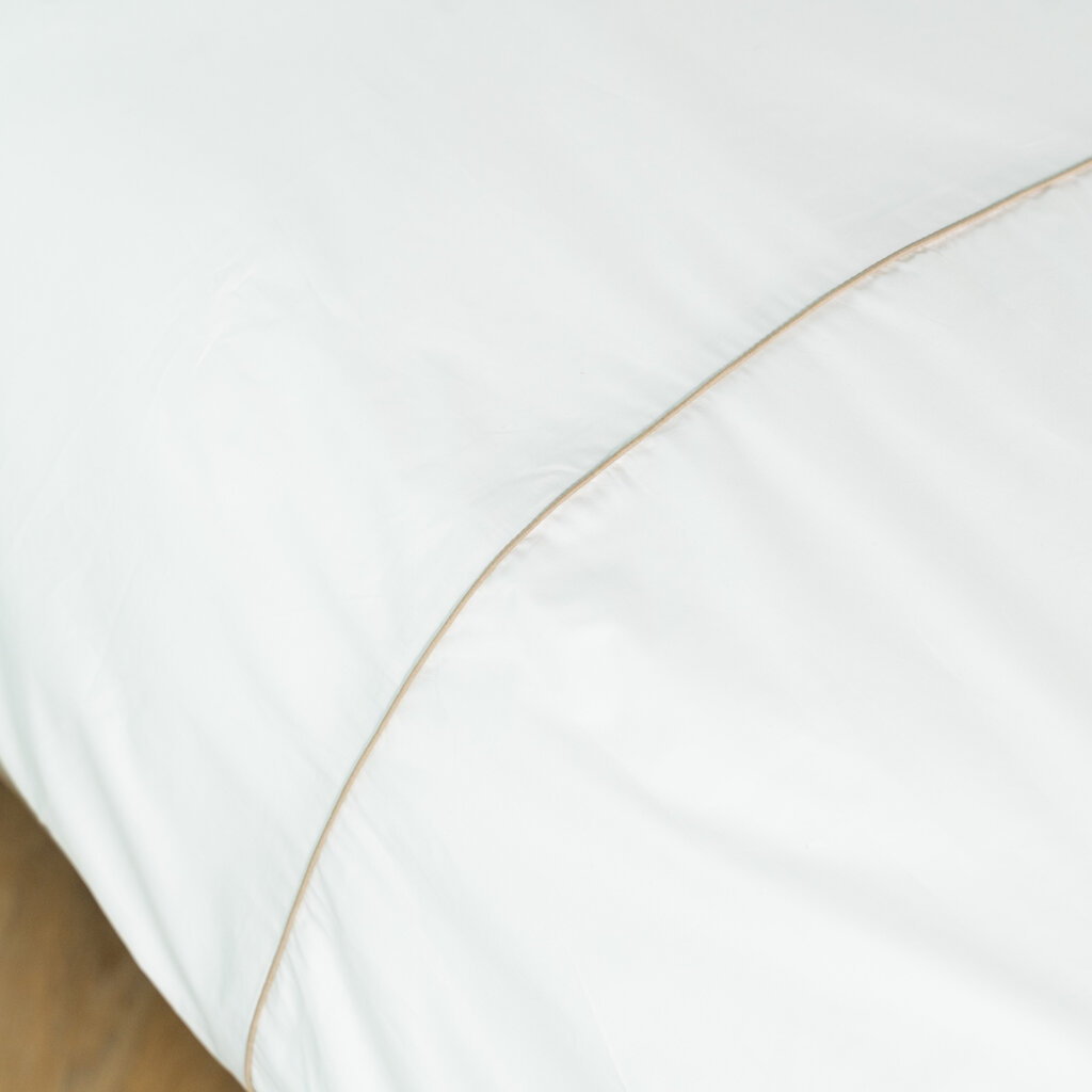Kayori Sasaki Ecologisch Dekbedovertrek Wit| Percale Katoen