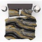 Beau Maison Dekbedovertrek Marble Black Gold