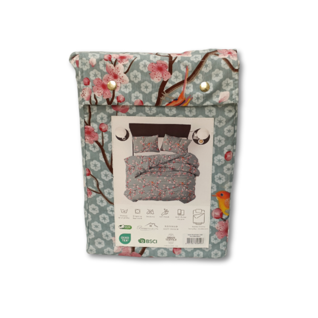 Beau Maison Japon Blue Microvezel Dekbedovertrek