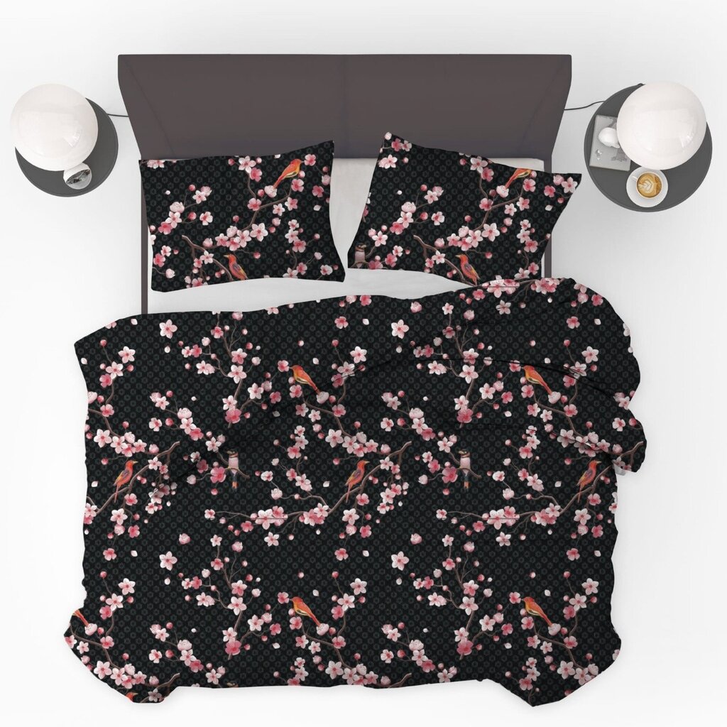Beau Maison Japon Black Microvezel Dekbedovertrek