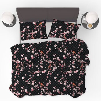 Beau Maison PRE-ORDER! Dekbedovertrek Japon Black