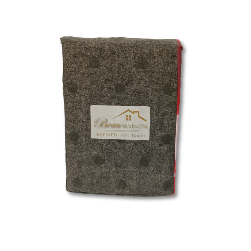 Beau Maison 100% Perkal Katoen | Roses Black Red Dekbedovertrek