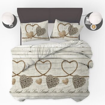 Beau Maison PRE-ORDER! Dekbedovertrek Live Laugh Love
