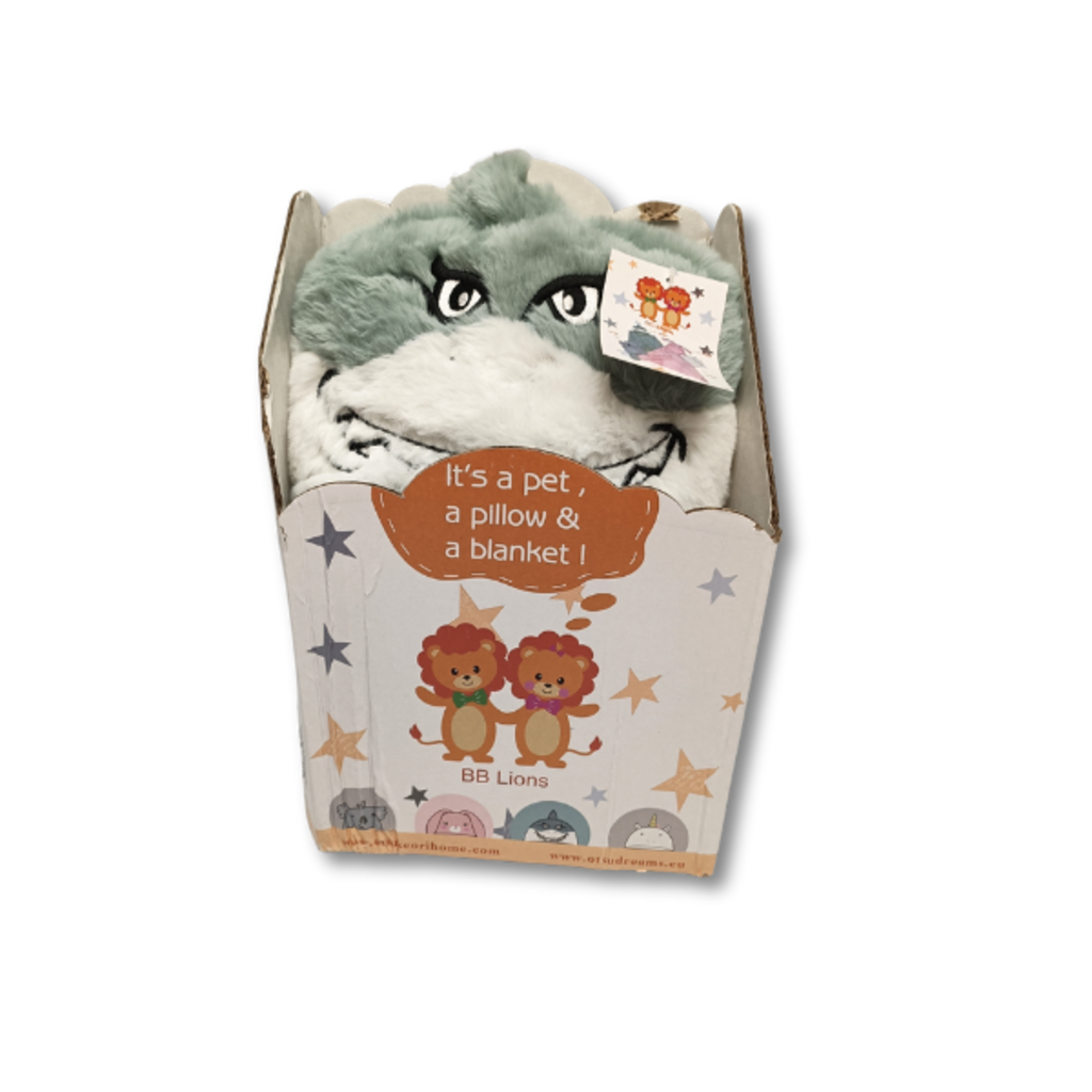 Suite Sheets 3-in-1 Knuffel – Knuffel, Kussen & Deken in Eén – 75x100 cm – Zacht Pluche – Machinewasbaar – Kinderkamer Accessoire