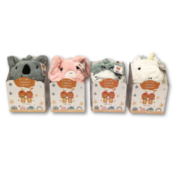 Overige Merken Pet, Pillow & Blanket - 4 varianten | 75x100 cm