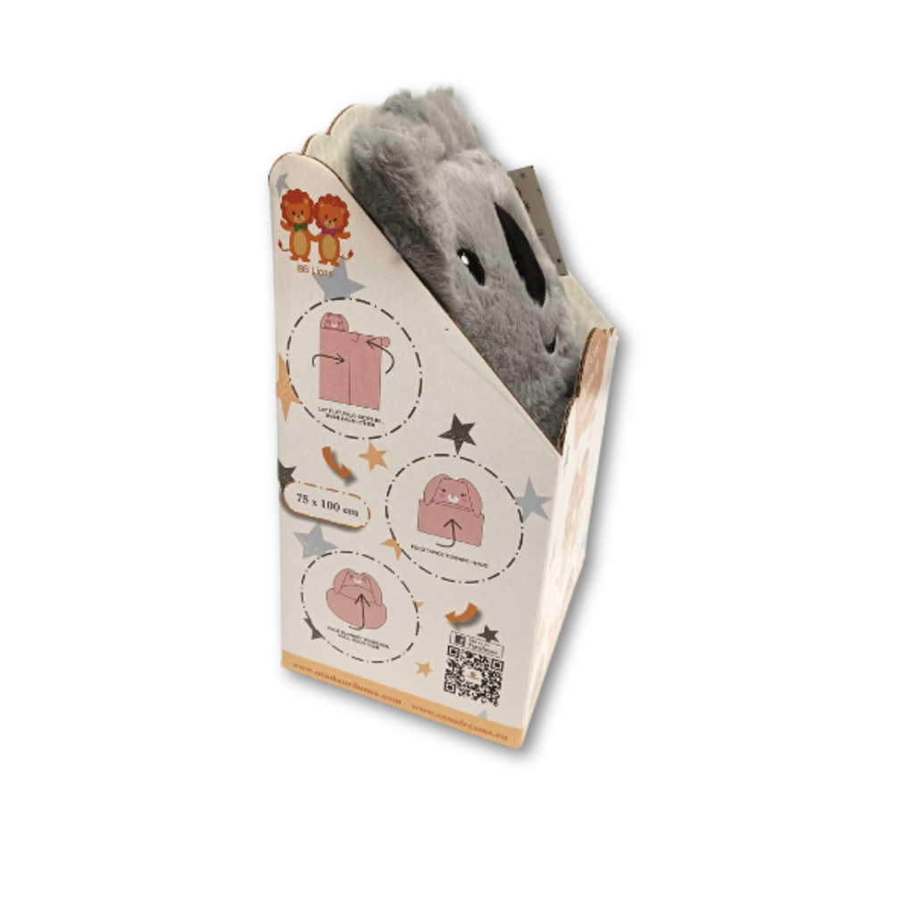 Suite Sheets 3-in-1 Knuffel – Knuffel, Kussen & Deken in Eén – 75x100 cm – Zacht Pluche – Machinewasbaar – Kinderkamer Accessoire