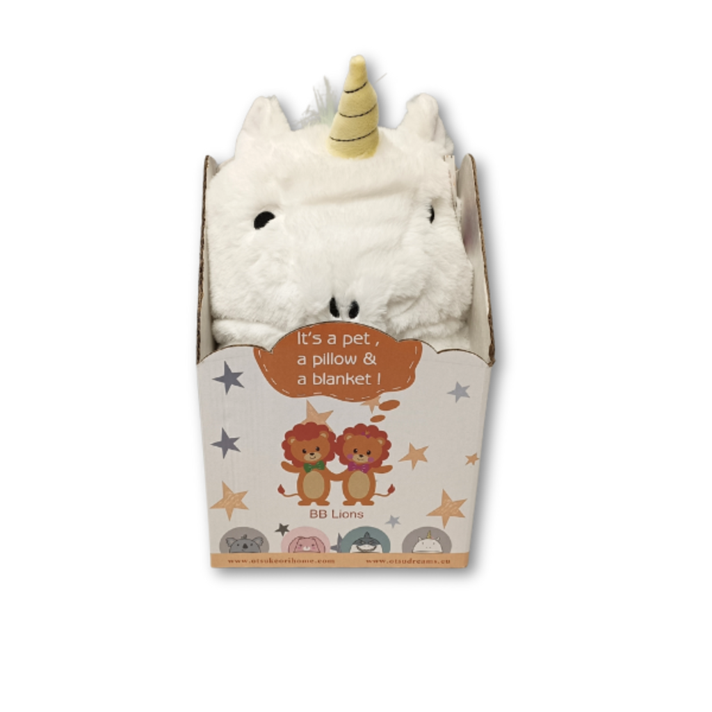 Suite Sheets 3-in-1 Knuffel – Knuffel, Kussen & Deken in Eén – 75x100 cm – Zacht Pluche – Machinewasbaar – Kinderkamer Accessoire