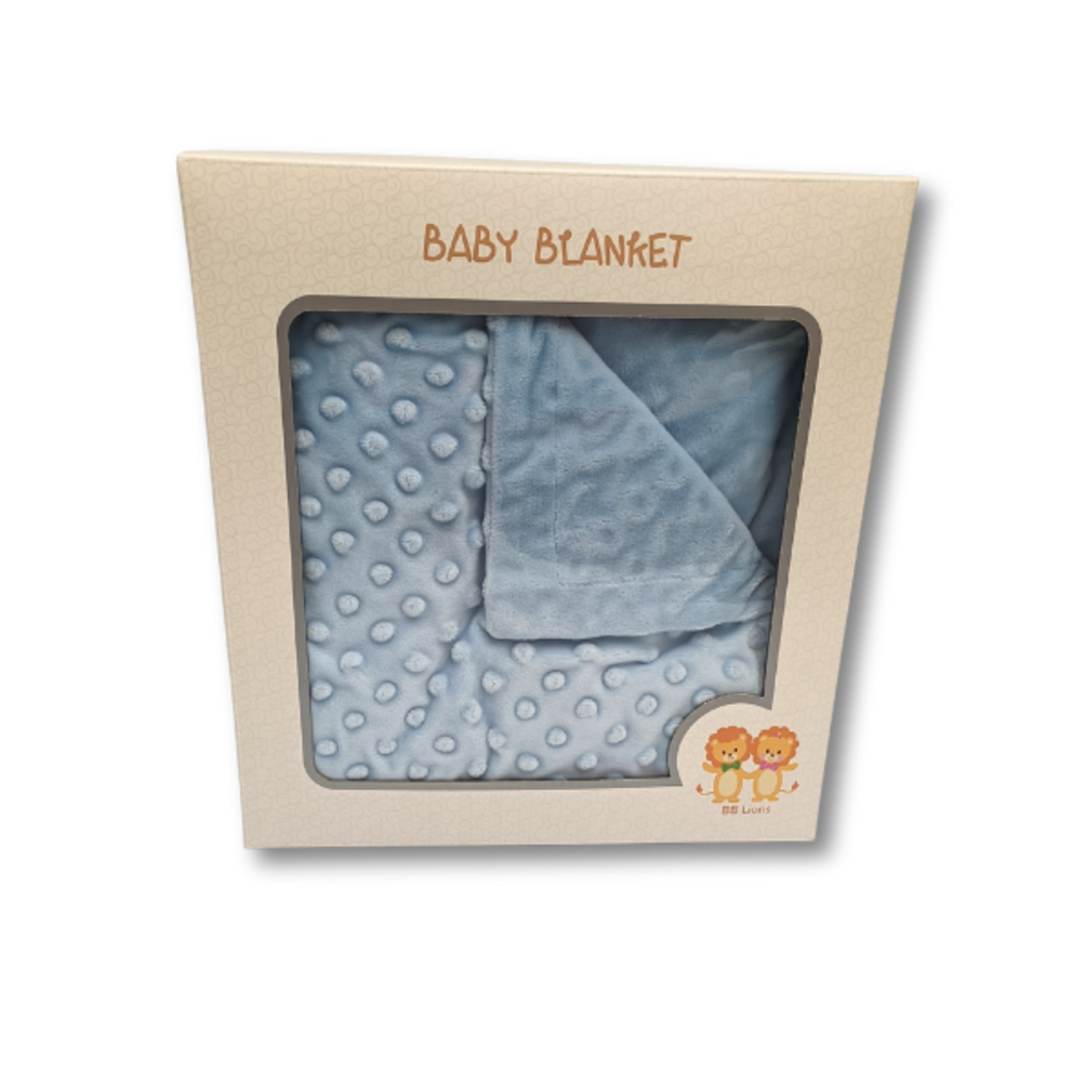 Suite Sheets Zachte Baby Blanket met Dotted Design – 100% Polyester – 80x100 cm – In Blauw, Crème of Roze