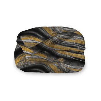 Beau Maison Dekbed Zonder Overtrek Marble Black Gold + Kussenslopen