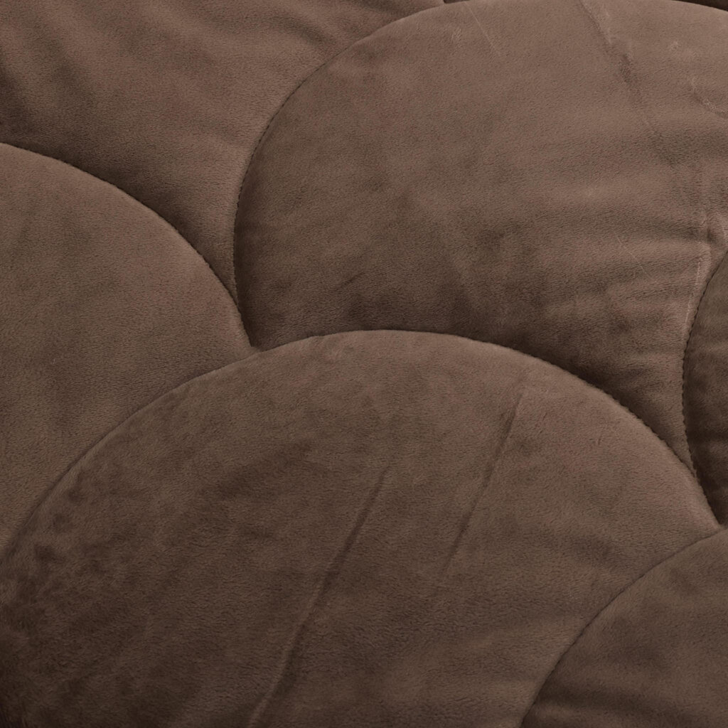 Beau Maison Velvet Sherpa Comfort Dekbed All Year – Luxe 2-in-1 Dekbed - Coffee Brown