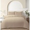 Beau Maison Wafel Dekbedovertrek Taupe - 100% Katoen