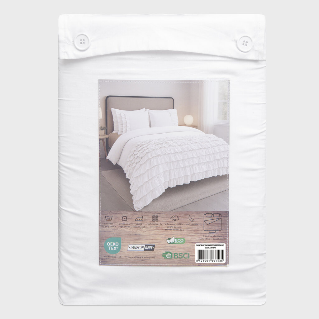 Beau Maison Dekbedovertrek Saint Martin Wit