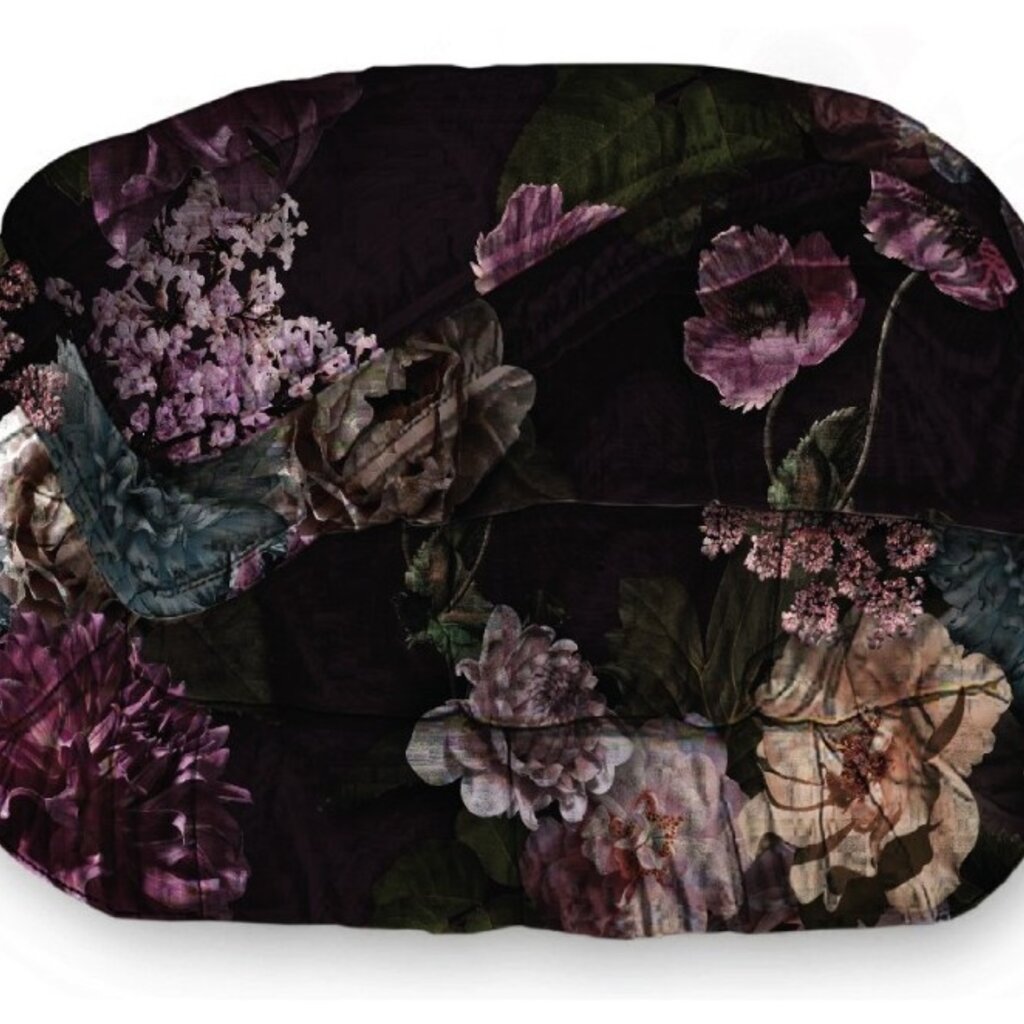 Beau Maison Purple Flowers Kant en Klaar Dekbed / Dekbed Zonder Overtrek