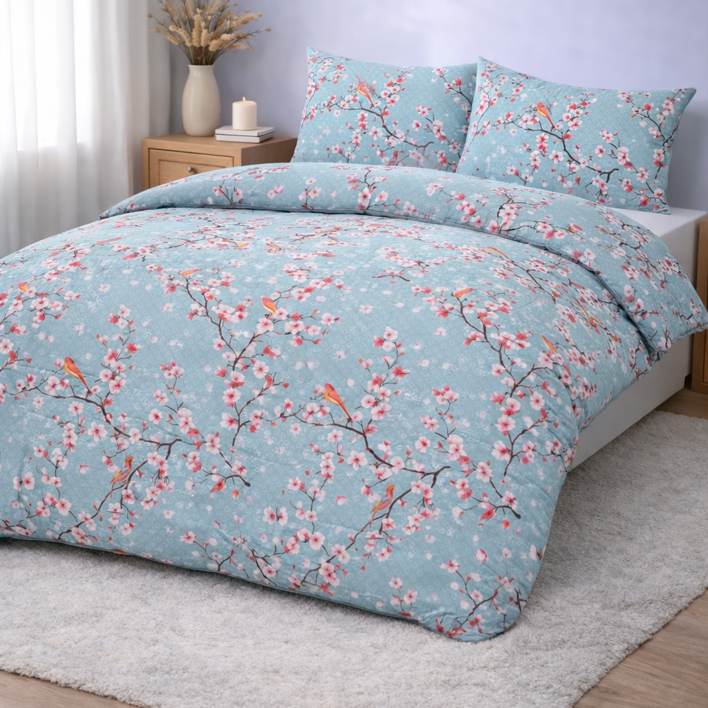 Beau Maison Japon Blue Easy Dekbed / Hoesloos Dekbed