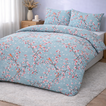 Beau Maison Dekbed Zonder Overtrek Japon Blue - Printed Onderzijde