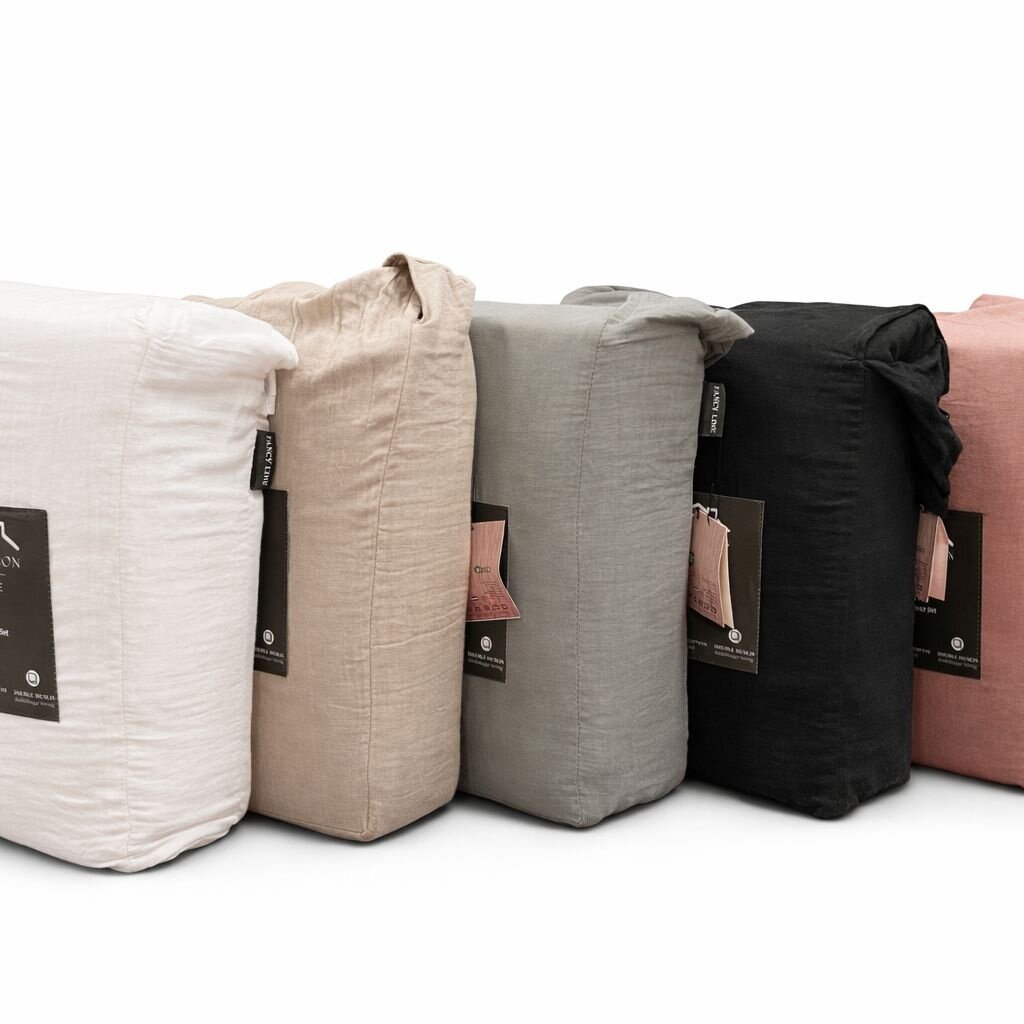 Beau Maison 100% Premium Perkaal Katoen - Dekbedovertrek Mousseline Taupe