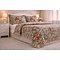 Overige Dekbedovertrek Ruches Flowers Embossed Taupe