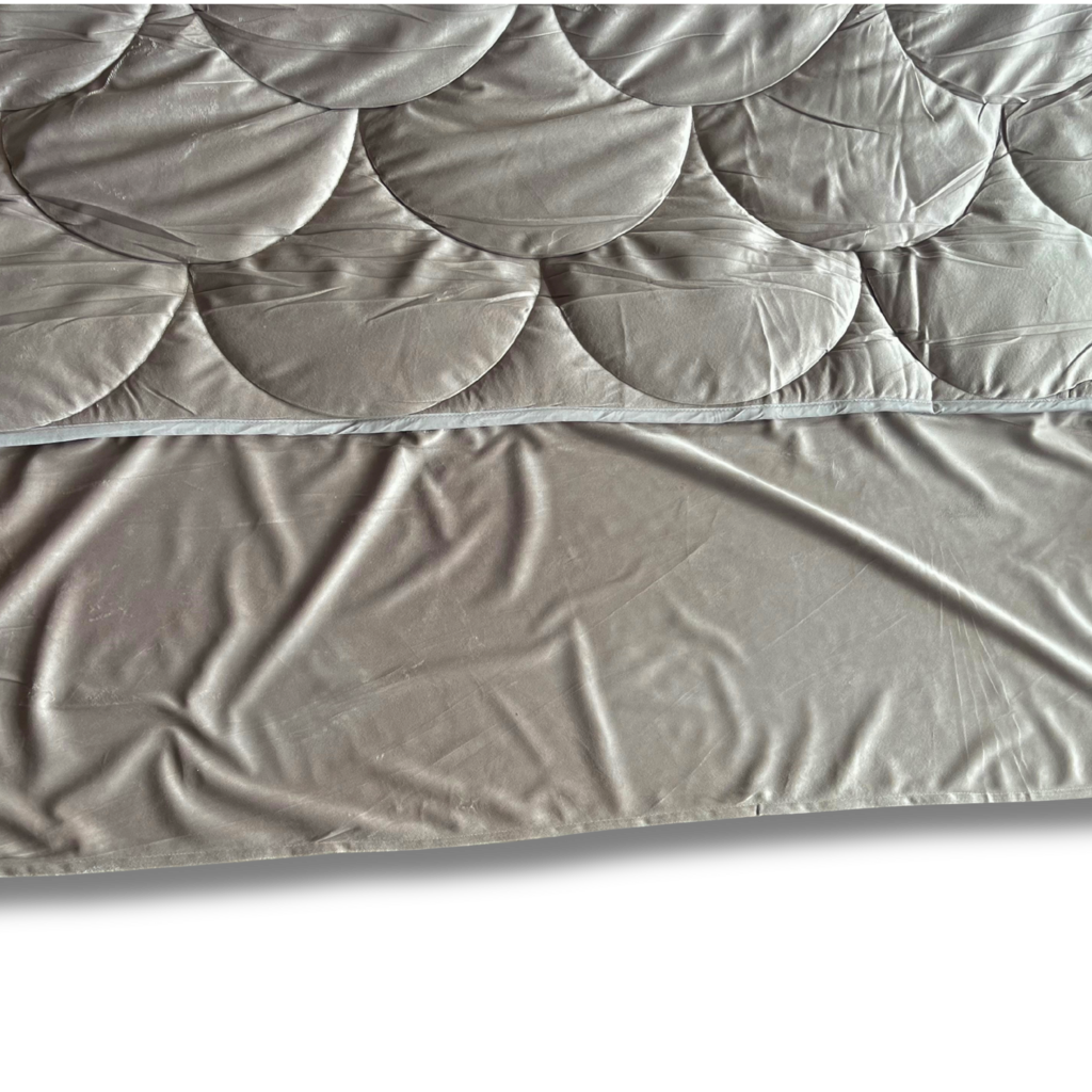 Beau Maison Velvet Sherpa Comfort Dekbed All Year – Luxe 2-in-1 Dekbed - Grey