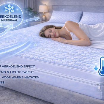 Beau Maison Zen Cool Matras Encasement - 100% Waterdicht - Dubbel Geweven