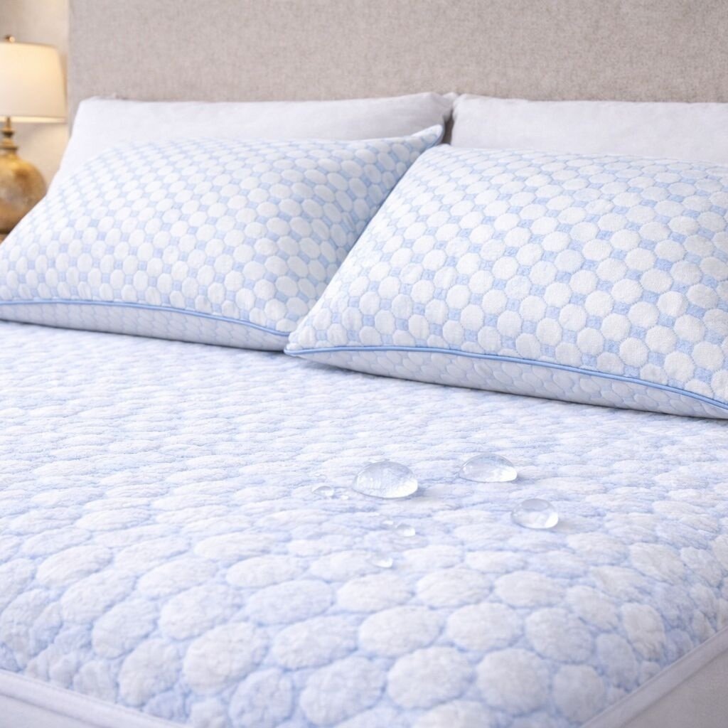 Beau Maison Zen Cool 100% Waterdichte Matrasbeschermer / Matrasvernieuwer met Rits - Dubbel Geweven