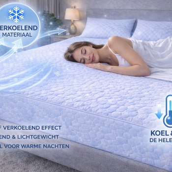 Beau Maison Zen Cool 100% Waterdichte Molton Hoeslaken - Dubbel Geweven