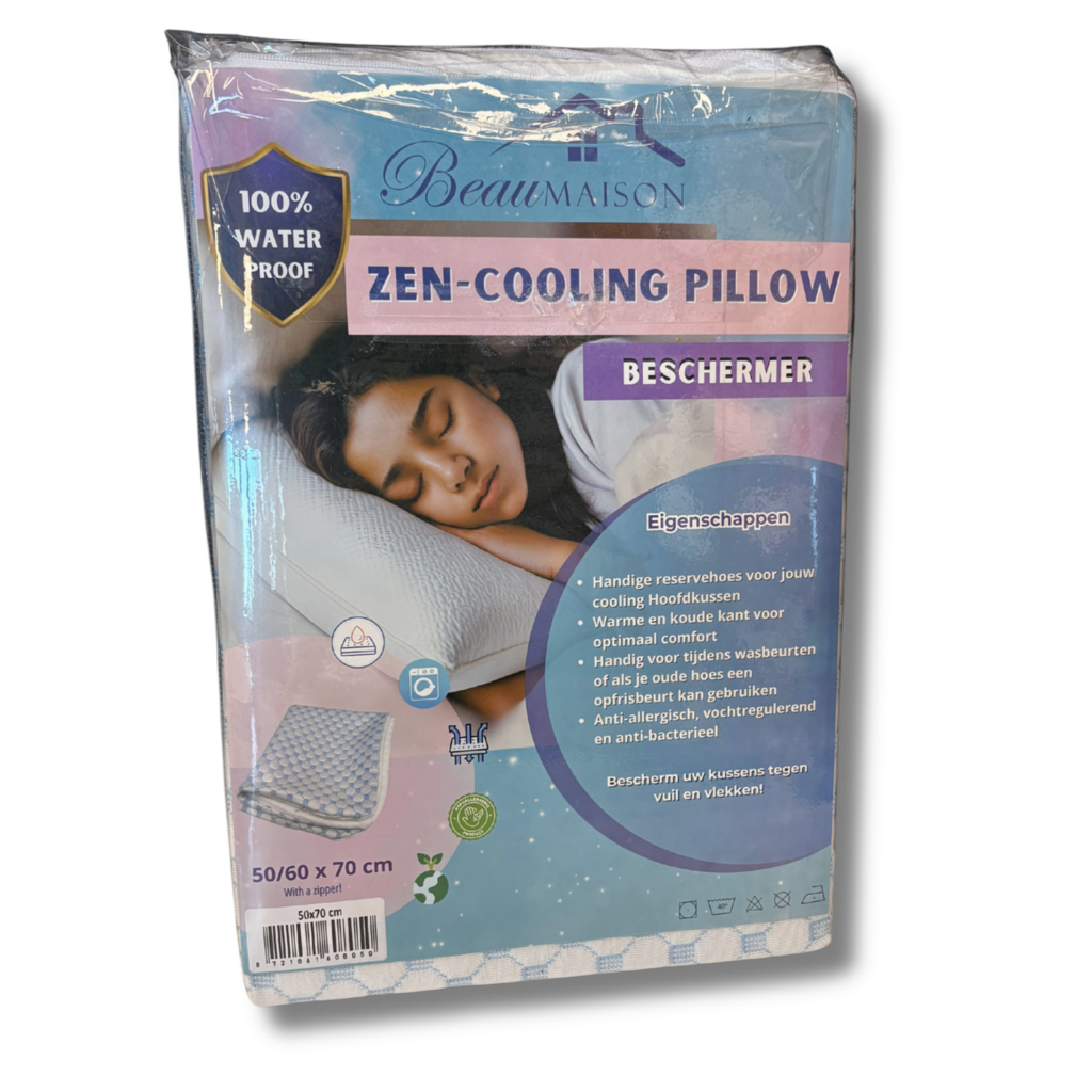 Beau Maison Zen Cool Molton Waterdichte Kussensloop 50/60 x 70 cm - Dubbel Geweven