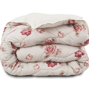 Beau Maison Dekbed Zonder Overtrek Flowers Diamond Pink + Kussenslopen - Uni Onderzijde