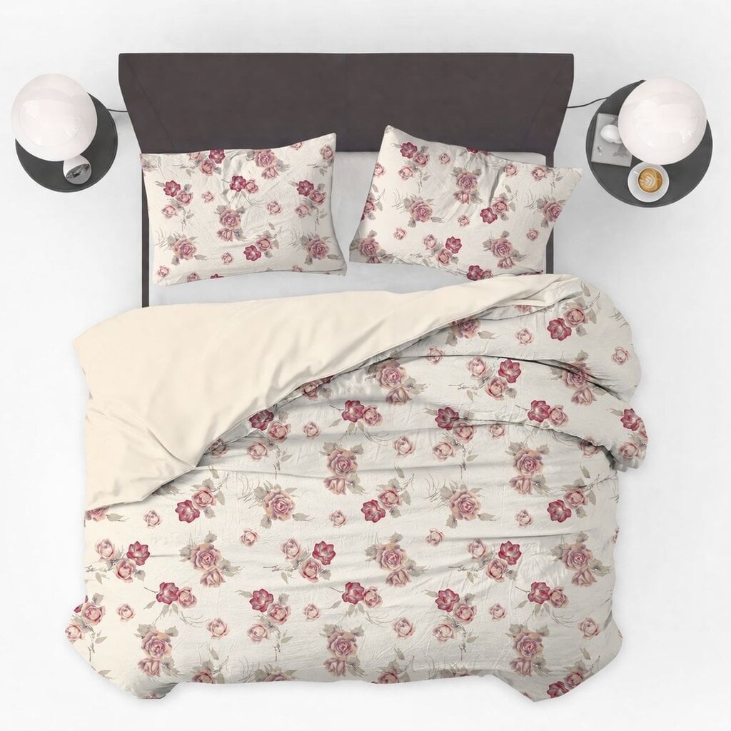Beau Maison Uni Flowers Diamond Pink Easy Dekbed / Hoesloos Dekbed