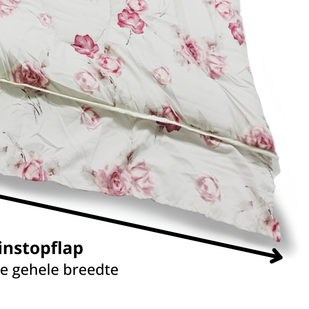 Beau Maison Uni Flowers Diamond Pink Easy Dekbed / Hoesloos Dekbed