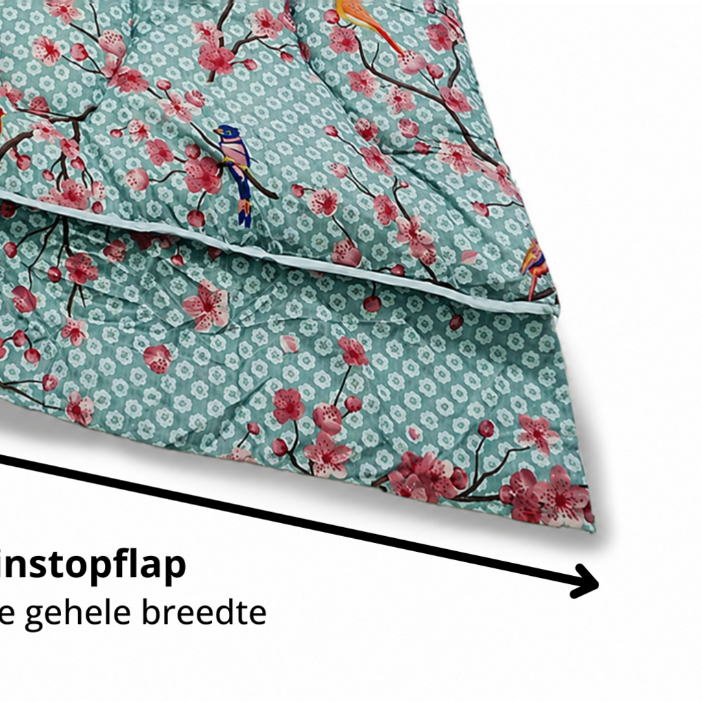 Beau Maison Japon Blue Easy Dekbed / Hoesloos Dekbed / Uni Onderzijde