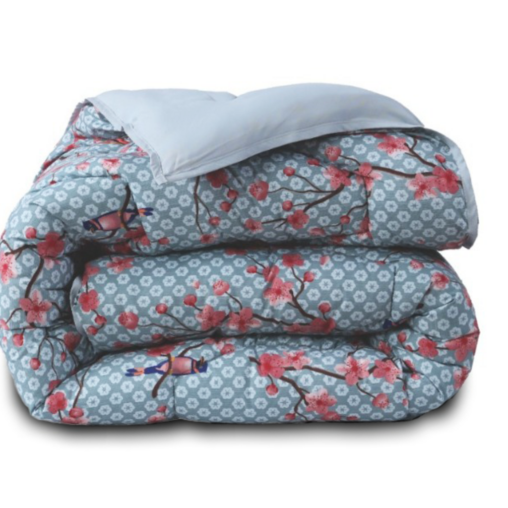Beau Maison Japon Blue Easy Dekbed / Hoesloos Dekbed / Uni Onderzijde