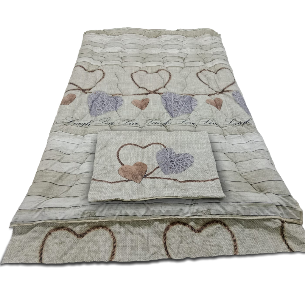 Beau Maison Live Laugh Love Easy Dekbed / Hoesloos Dekbed / Uni Onderzijde