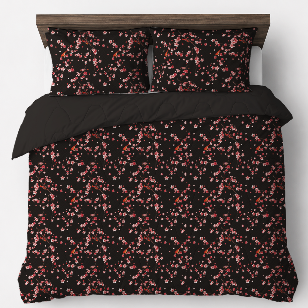 Beau Maison Japon Black Easy Dekbed / Hoesloos Dekbed - Uni Onderzijde