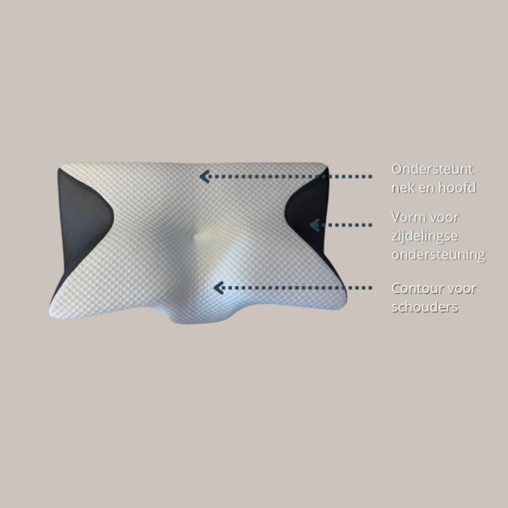 Beau Maison Ergonomisch slaapkussen -Butterfly pillow  Zen X - 50x70 cm