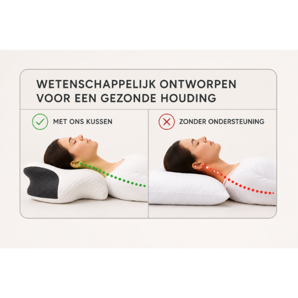 Beau Maison Ergonomisch slaapkussen -Butterfly pillow  Zen X - 50x70 cm