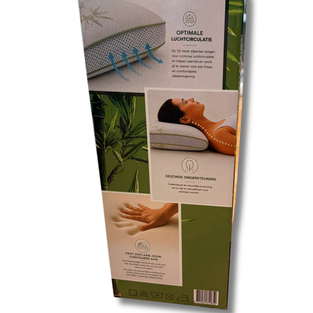 Beau Maison Bamboe Kussen 3D Mesh