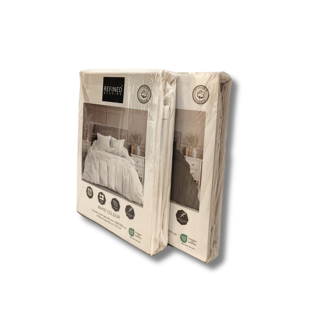Refined Bedding Dekbedovertrek Wit - 100% Katoen