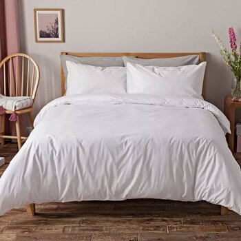 Refined Bedding Witte Dekbedovertrek - 100% Katoen - Glad