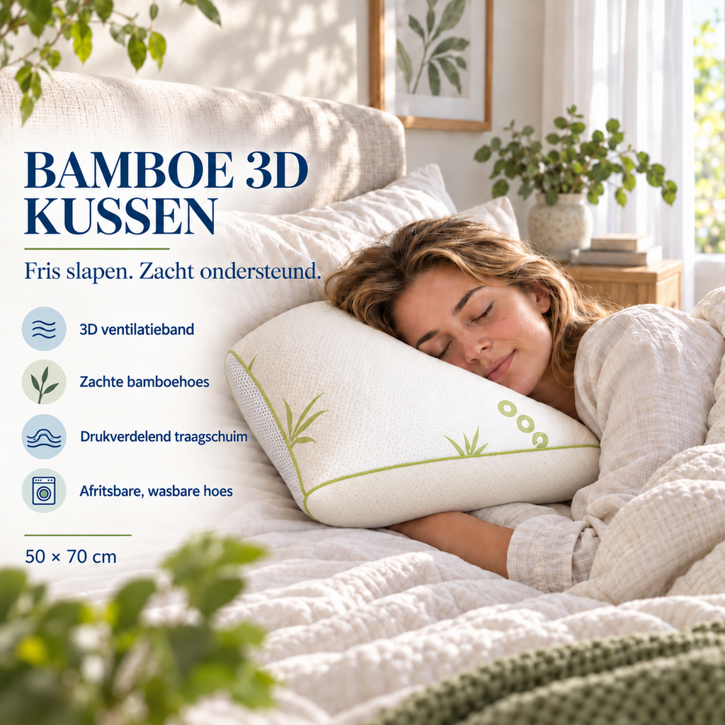 Beau Maison Bamboe Kussen 3D