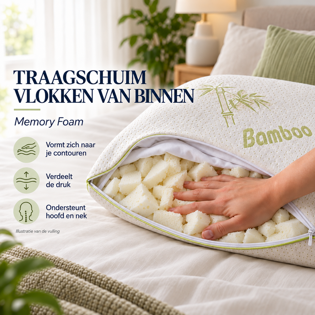 Beau Maison Bamboe Kussen 3D