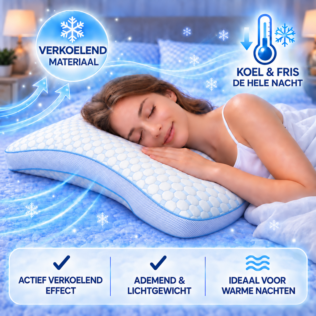 Beau Maison Zen-Cool Pro Pillow – Voor de Beste Slaapervaring - 50x70 cm