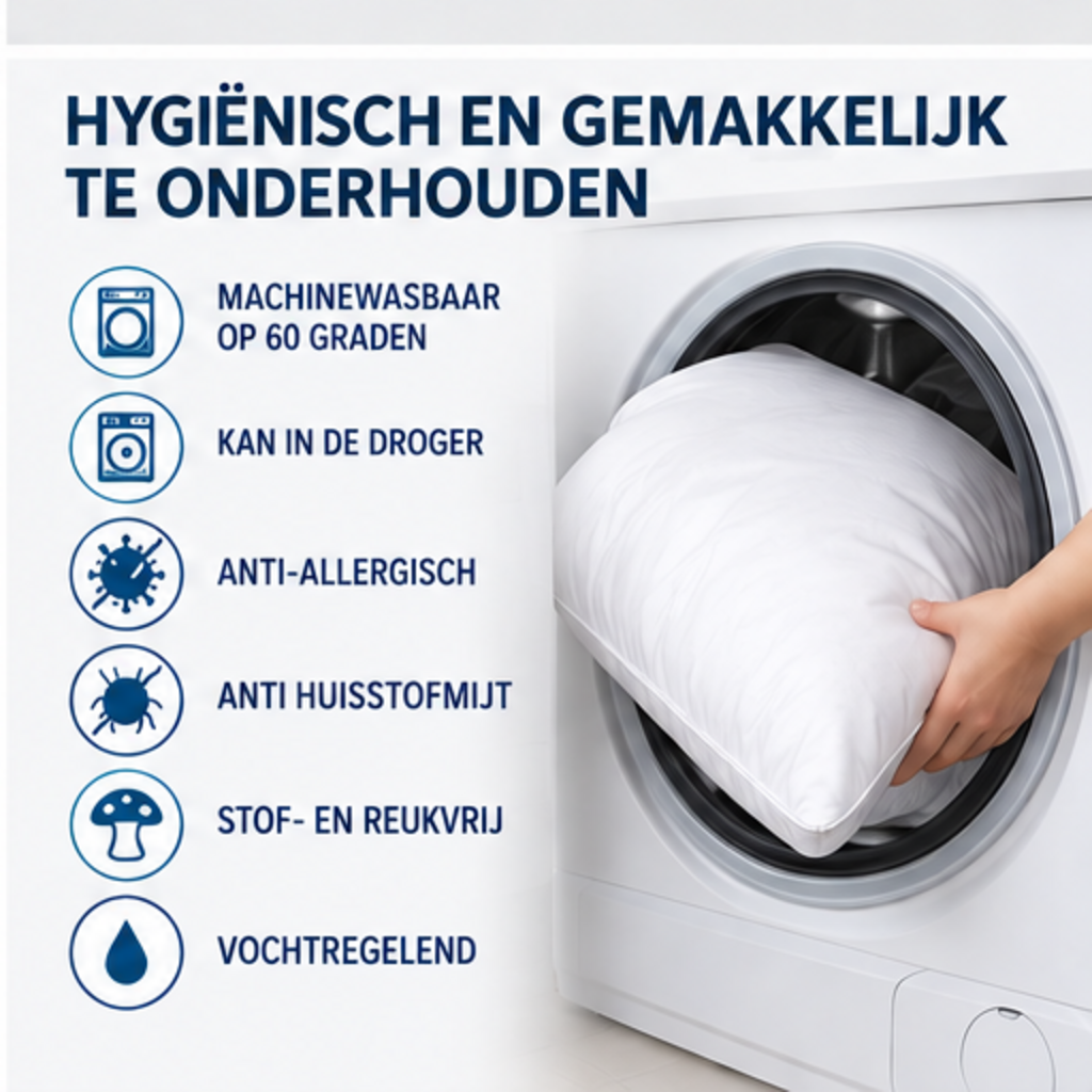 Beau Maison Orthopedisch boxkussen Mesh - Vochterugelerend